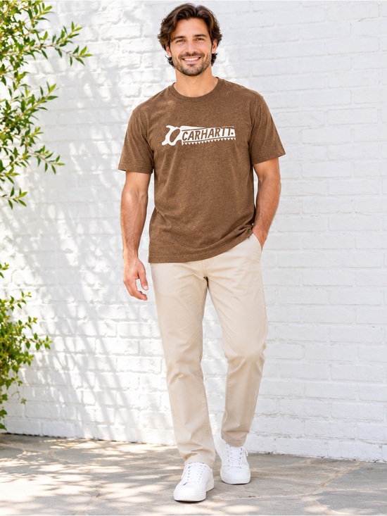 Carhartt Other - Carhartt Men's Brown Short Sleeve Logo Graphic Tee Size L